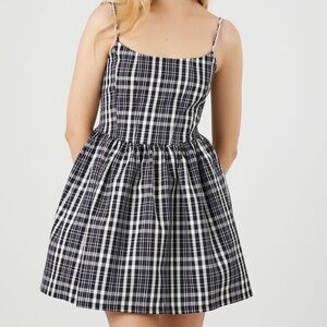 NEW NEVER WORN Women’s Plaid Fit & Flare Cami Dress FOREVER 21 Size: XS